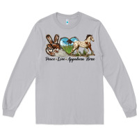 Peace Love Appaloosa Horse Long Sleeve Tee | Teevron