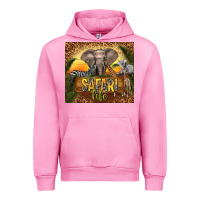 Fuchsia Pink safari life Urban Hoodie - TumblerDesignByShophia
