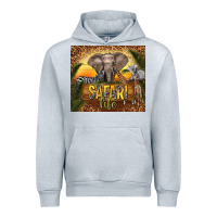 Heather Grey safari life Urban Hoodie - TumblerDesignByShophia