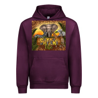 Mauve Wine safari life Urban Hoodie - TumblerDesignByShophia