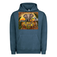 Pigment Midnight Navy safari life Urban Hoodie - TumblerDesignByShophia