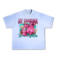 Grape Ice Breast Cancer My Grandma Is A Fighter Urban Heavy Tee - Artiststas