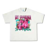 Pistachio Breast Cancer My Grandma Is A Fighter Urban Heavy Tee - Artiststas