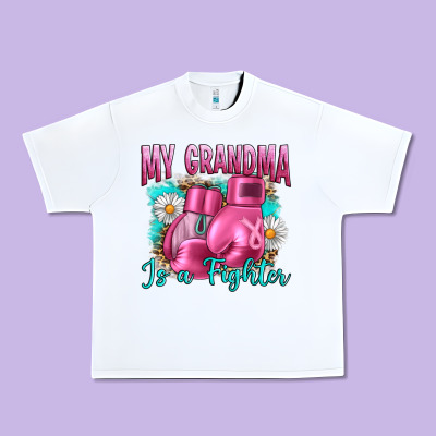 Breast Cancer My Grandma Is A Fighter Urban Heavy Tee Designed By Artiststas