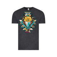 Vintage Black cowhide leopard bull skull aztec Vintage Tee - JahusDesignShop
