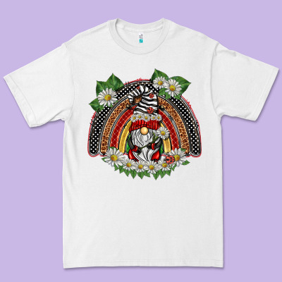 Ladybuy Gnomies Rainbow Premium Tee Designed By Barkaloodesign