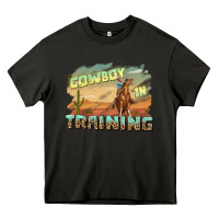 Asphalt cowboy in training Heavy Core Tee - texasbilliewilder