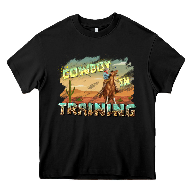 Cowboy In Training Heavy Core Tee by texasbilliewilder | Teevron