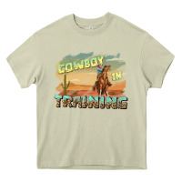Mossy cowboy in training Heavy Core Tee - texasbilliewilder