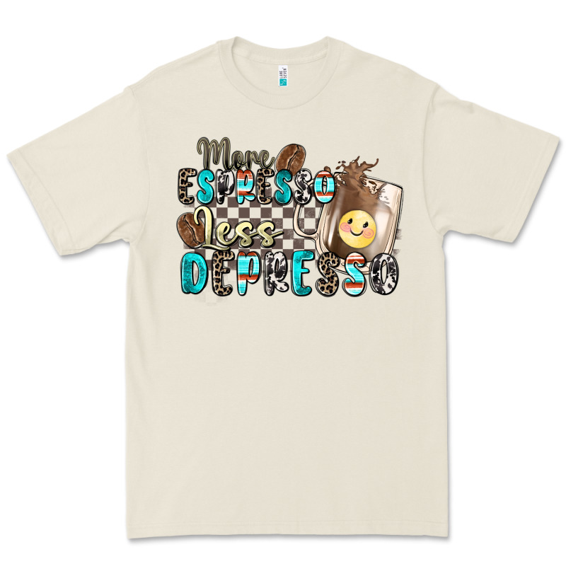 More Espresso Less Depresso Premium Tee by Zillion Design Studio | Teevron