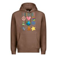 Chestnut PEACE ON EARTH Premium Hoodie - Bettercallsaul