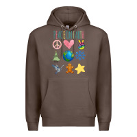 Coffee PEACE ON EARTH Premium Hoodie - Bettercallsaul