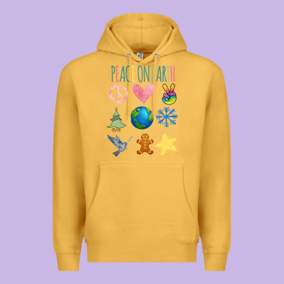 Peace On Earth Premium Hoodie Designed By Bettercallsaul