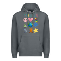 Rock PEACE ON EARTH Premium Hoodie - Bettercallsaul