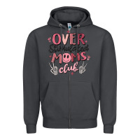 Smoke over stimulated moms club Zipper Hoodie - MaliasSmallBusiness