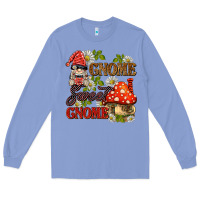 Colony Blue gnome sweet gnome Long Sleeve Tee - BarkalooDesign