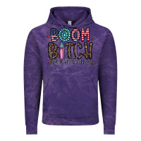 Cloud Purple boom bitch Vintage Hoodie - CowhideDigitalArt
