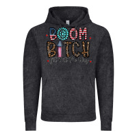 Vintage Black boom bitch Vintage Hoodie - CowhideDigitalArt