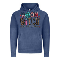 Vintage Denim boom bitch Vintage Hoodie - CowhideDigitalArt