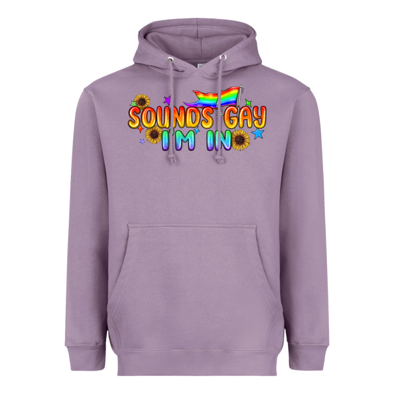 Sounds Gay I'm In Pride Lgbtq Heavyweight Hoodie by BundleAndBundleShop | Teevron