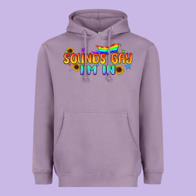 Sounds Gay I'm In Pride Lgbtq Heavyweight Hoodie Designed By Bundleandbundleshop