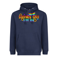 Navy Sounds Gay I'm in Pride LGBTQ Heavyweight Hoodie - BundleAndBundleShop