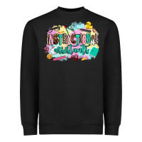 Black instructional assistant's Heavyweight Sweatshirt - AdoDesignShop