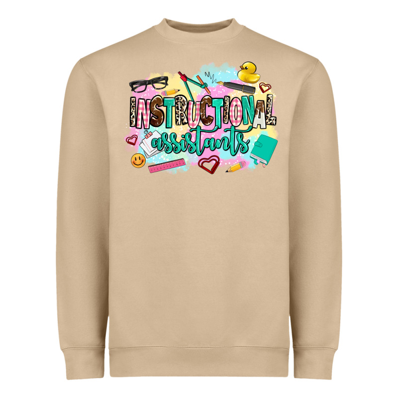 Instructional Assistant's Heavyweight Sweatshirt by AdoDesignShop | Teevron