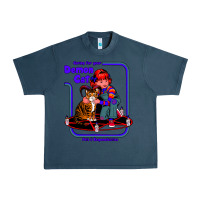 Midnight Navy Caring For Your Demon Cat Tshirt Urban Heavy Tee - Bettercallsaul