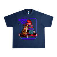 Navy Caring For Your Demon Cat Tshirt Urban Heavy Tee - Bettercallsaul