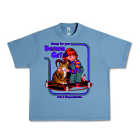 Pebble Blue Caring For Your Demon Cat Tshirt Urban Heavy Tee - Bettercallsaul