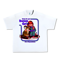 White Caring For Your Demon Cat Tshirt Urban Heavy Tee - Bettercallsaul