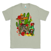 Matcha skeleton with sombrero and tequila Classic Tee - AdoDesignShop