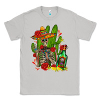 Moon Dust skeleton with sombrero and tequila Classic Tee - AdoDesignShop