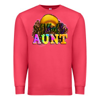 Cardinal softball aunt Premium Sweatshirt - LillyAllenDesigns