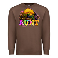Chestnut softball aunt Premium Sweatshirt - LillyAllenDesigns