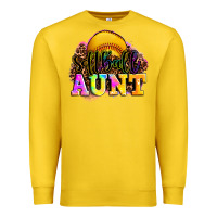Lemon softball aunt Premium Sweatshirt - LillyAllenDesigns