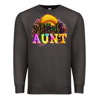 Smoke softball aunt Premium Sweatshirt - LillyAllenDesigns