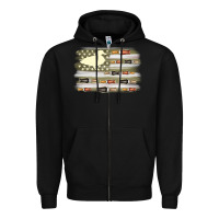 Black duck hunter flag Zipper Hoodie - MaliasSmallBusiness