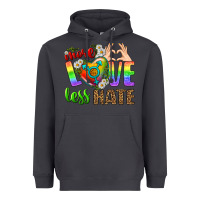 Smoke More Love Less Hate LGBTQ Heavyweight Hoodie - BundleAndBundleShop