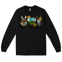 Black Peace Love Donkey Head Long Sleeve Tee - LillyAllenDesigns