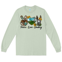 Matcha Peace Love Donkey Head Long Sleeve Tee - LillyAllenDesigns