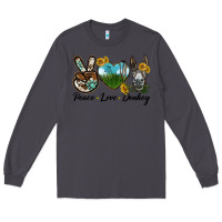 Smoke Peace Love Donkey Head Long Sleeve Tee - LillyAllenDesigns