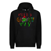 Black Merry Grinch Mas Premium Hoodie - Bettercallsaul
