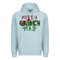 Blue Mist Merry Grinch Mas Premium Hoodie - Bettercallsaul