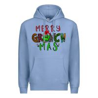 Colony Blue Merry Grinch Mas Premium Hoodie - Bettercallsaul