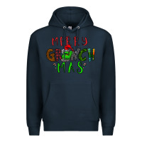 Navy Merry Grinch Mas Premium Hoodie - Bettercallsaul