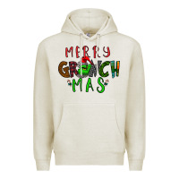 Oatmeal Heather Merry Grinch Mas Premium Hoodie - Bettercallsaul