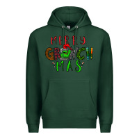 Sports Green Merry Grinch Mas Premium Hoodie - Bettercallsaul