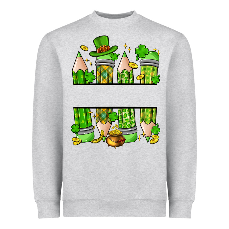 Personalized St. Patrick's Day Pencils Heavyweight Sweatshirt by Artiststas | Teevron